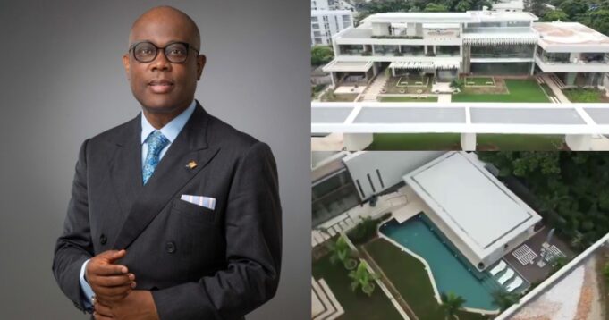 Video of late Herbert Wigwe’s new mansion in Ikoyi Lagos surfaces online